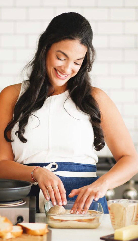 Ananda, founder of Final Dates, in a test kitchen