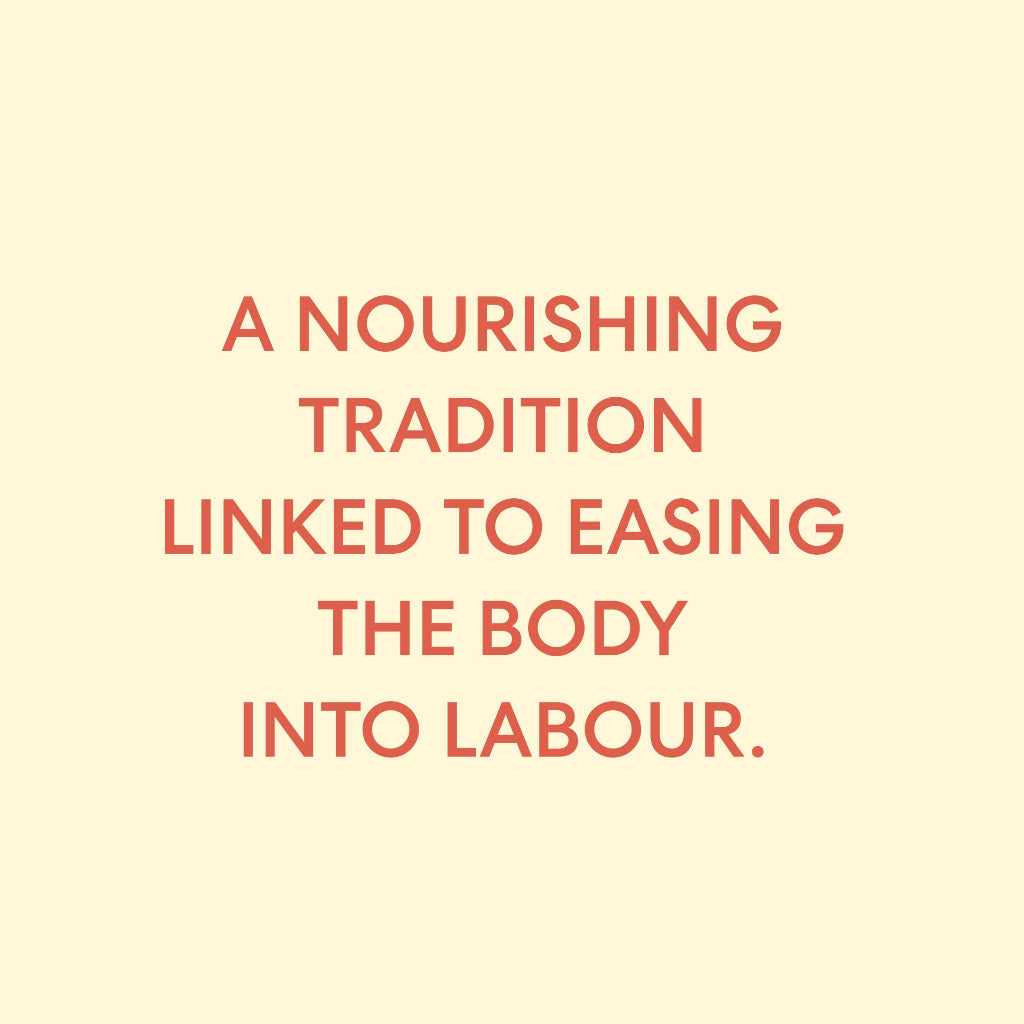our chocolate date truffles are a nourishing tradition linked to easing the body into labour