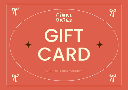 gift card for chocolate date truffles for mums-to-be